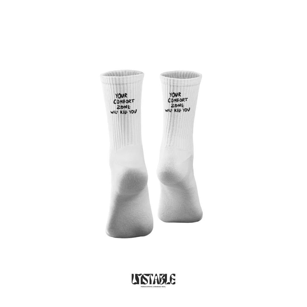 Stay out of comfort zone Crew Socks